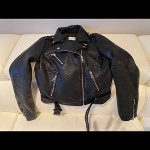 Black Leather, Motorcycle Jacket